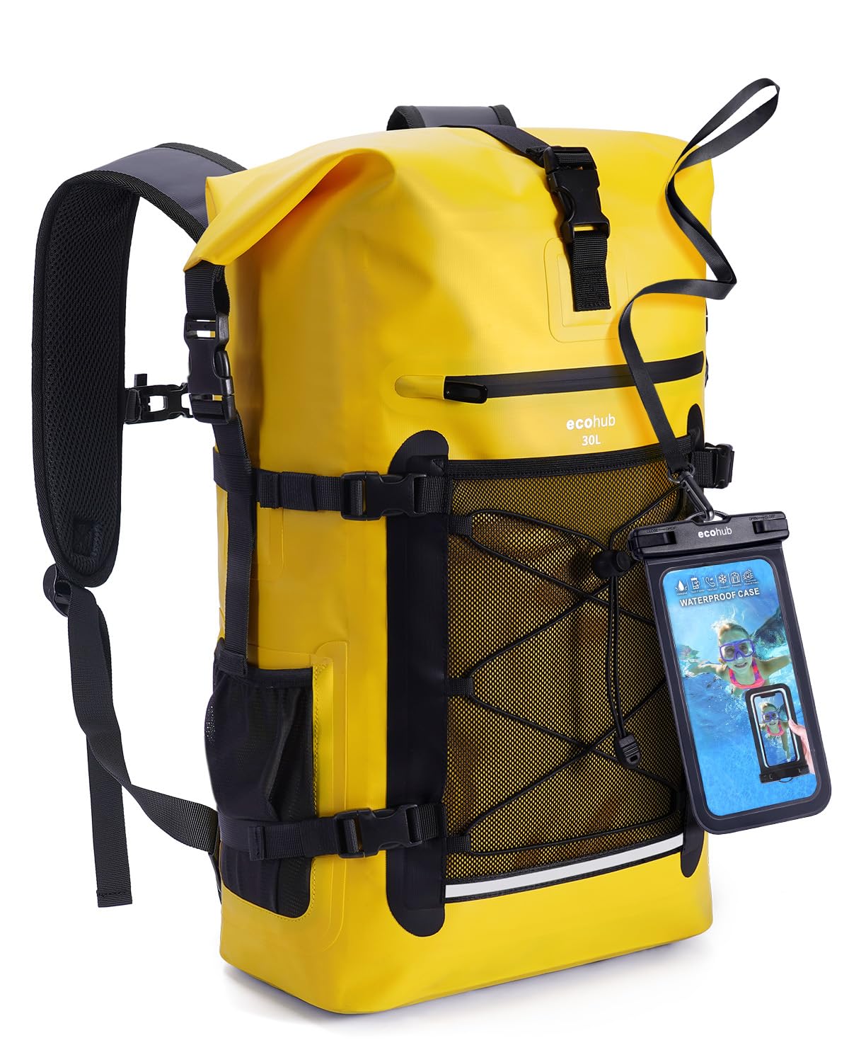 Heavy Duty Waterproof Roll Top Dry Bag Backpack