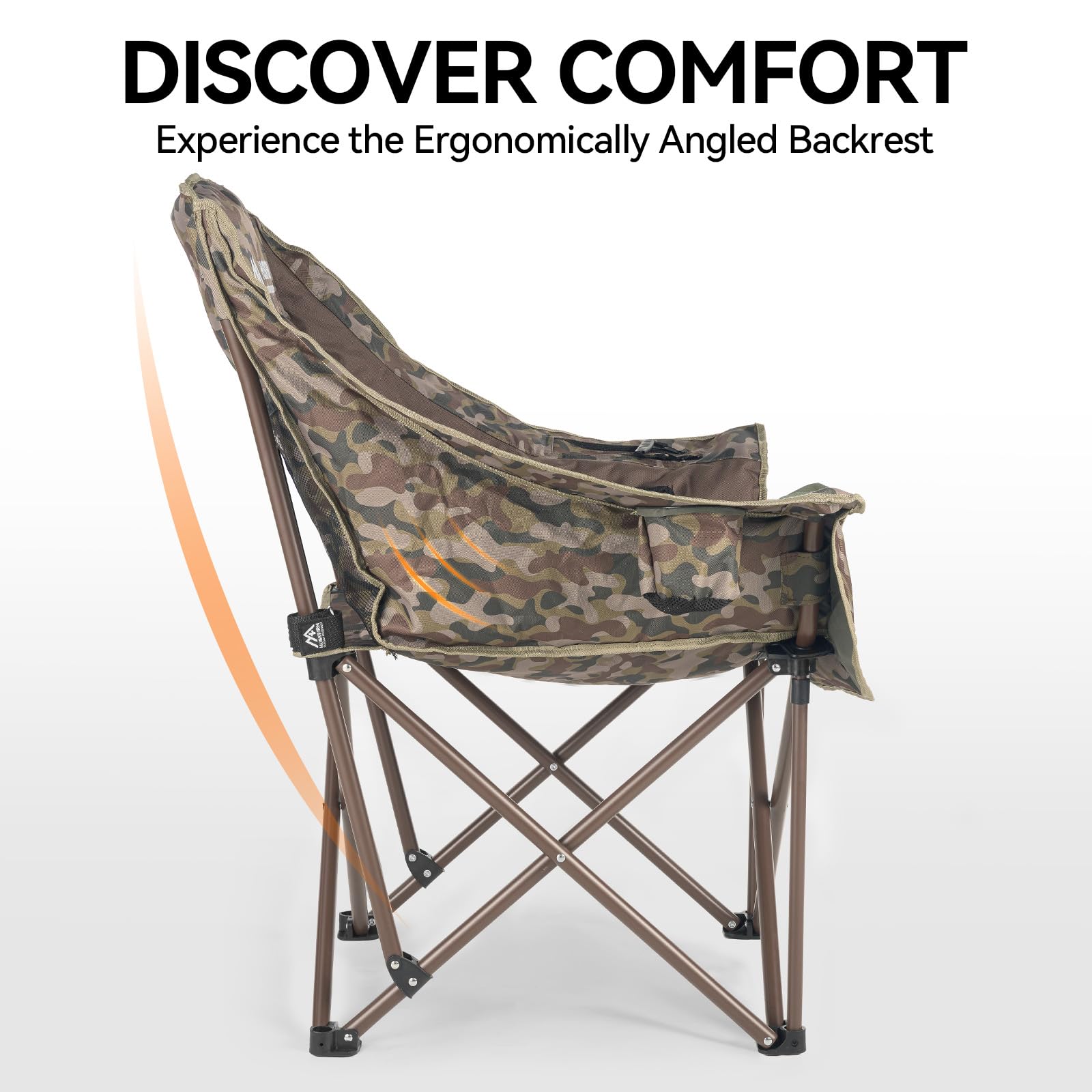 Portable Folding Camping Chairs 2 Pack for Outdoor Use