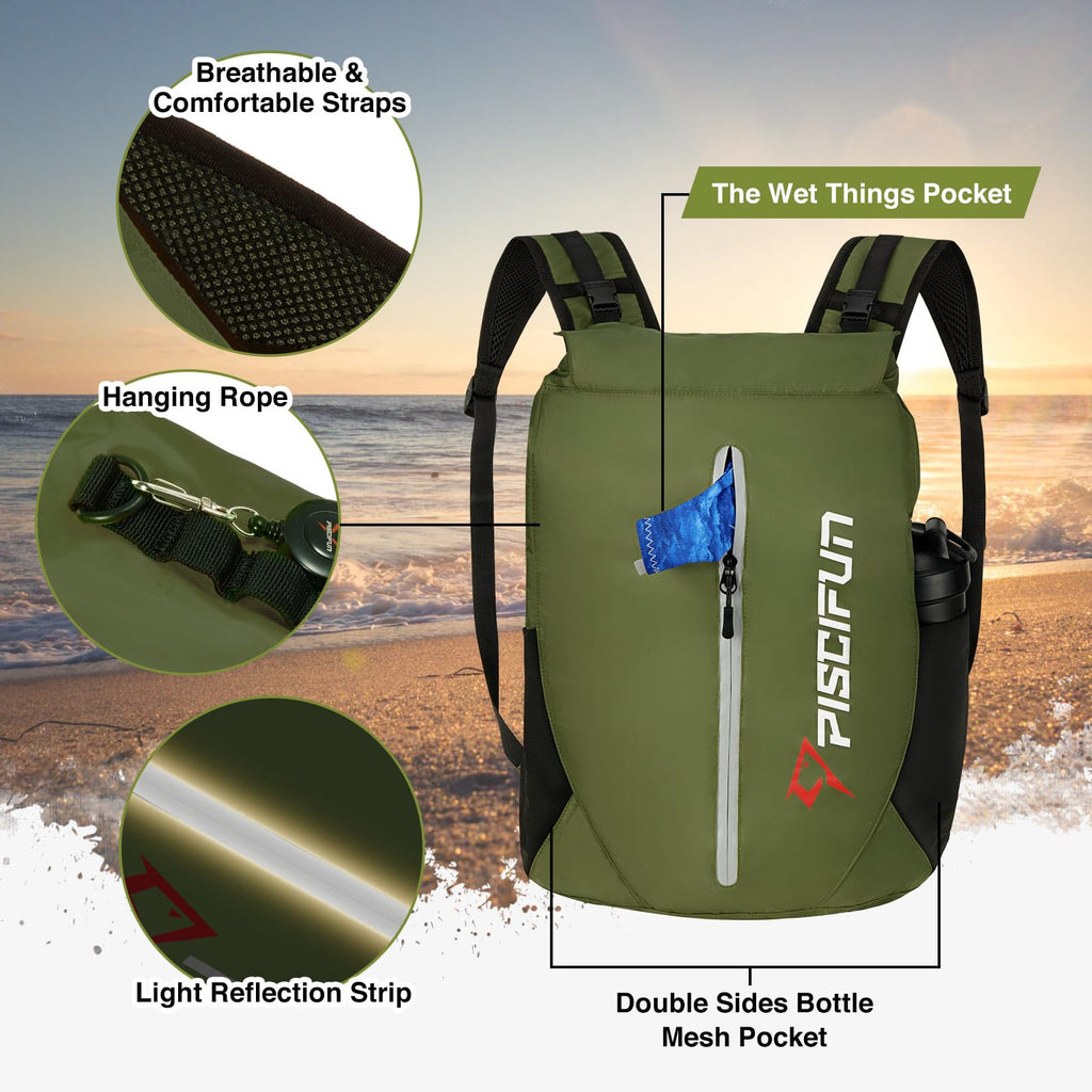 Waterproof Floating Dry Bag Backpack for Outdoor Adventures