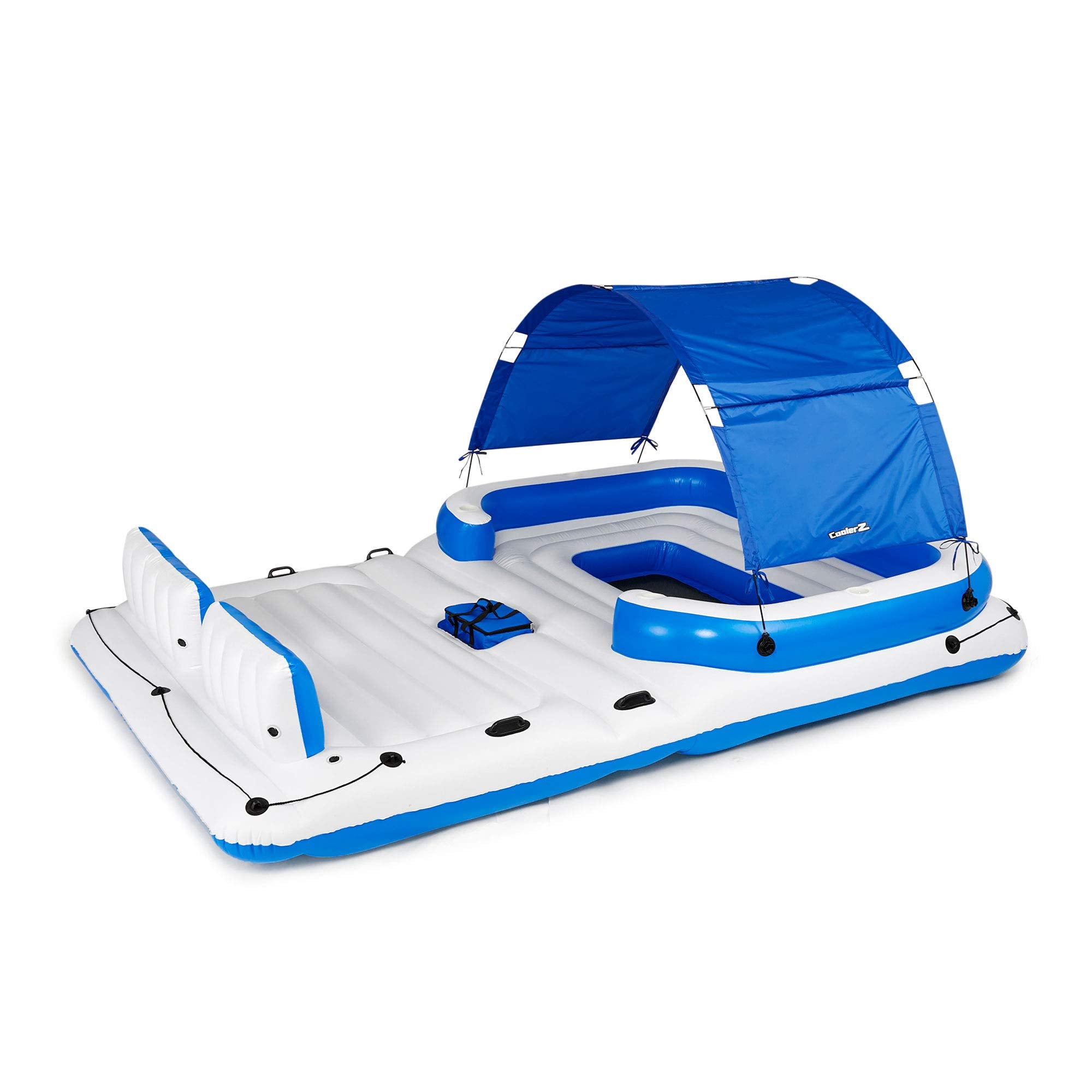 6 Person Inflatable Floating Lake Raft Lounge
