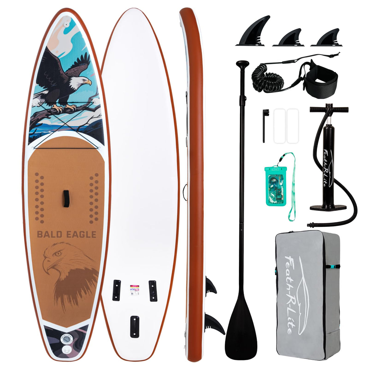 Inflatable Stand Up Paddle Board with Beginner Accessories