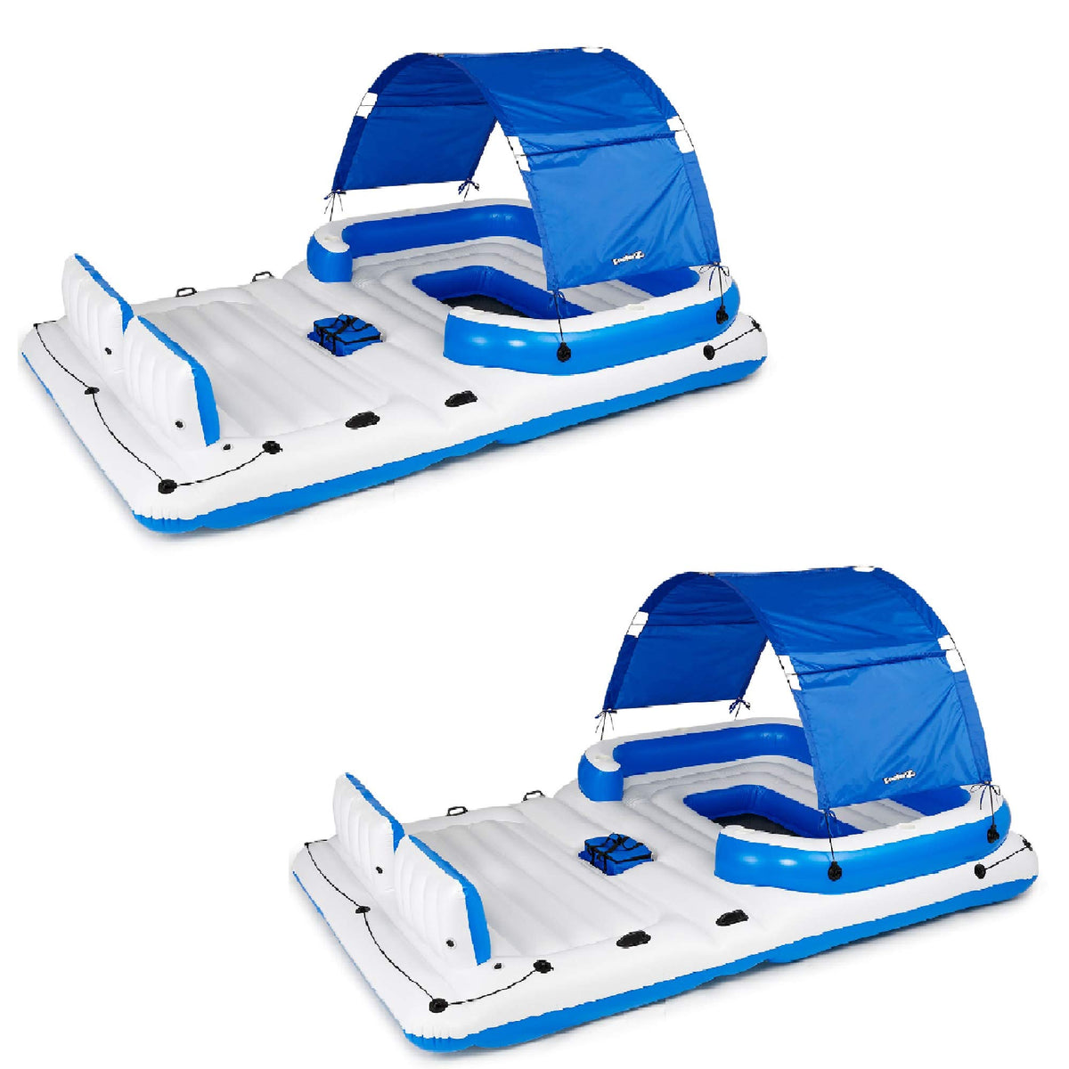 6 Person Inflatable Floating Lake Raft Lounge
