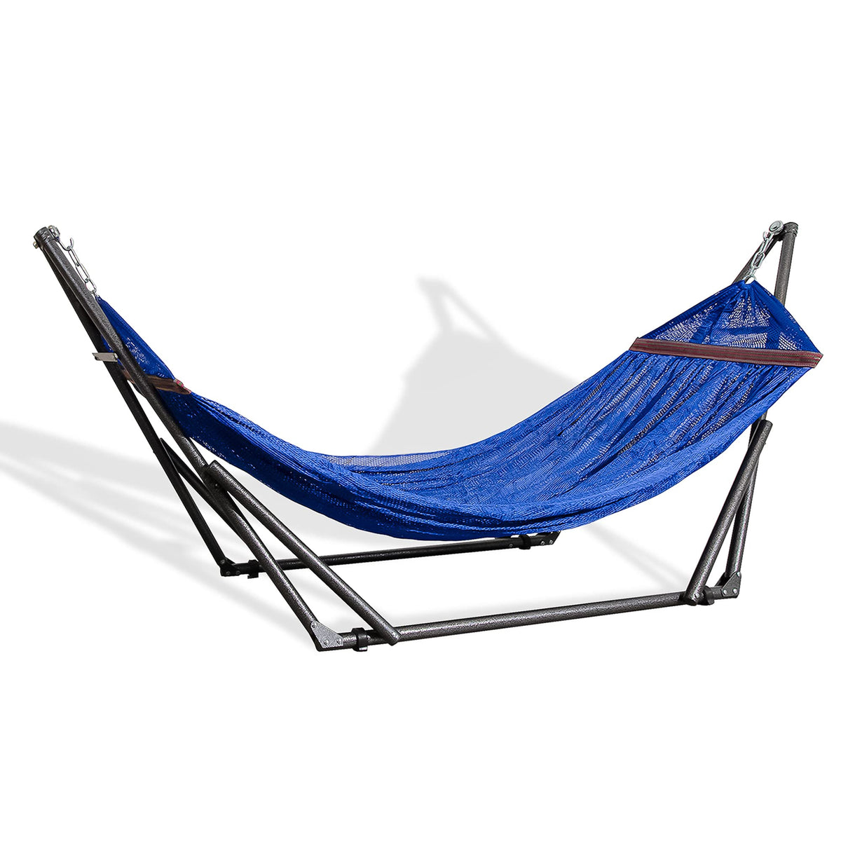 Portable Folding Hammock with Adjustable Steel Stand and Carry Case