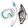 Adult Serene Mask Dry Snorkel Combo with Reusable Travel Bag