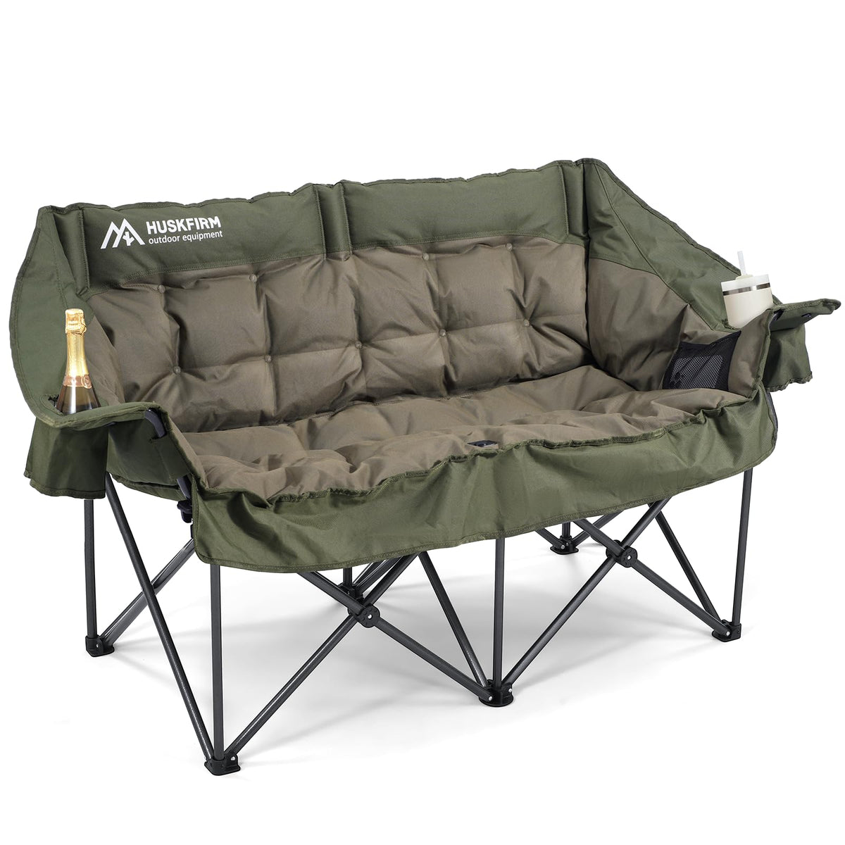 Double Camping Loveseat Chair for Two Adults Heavy Duty