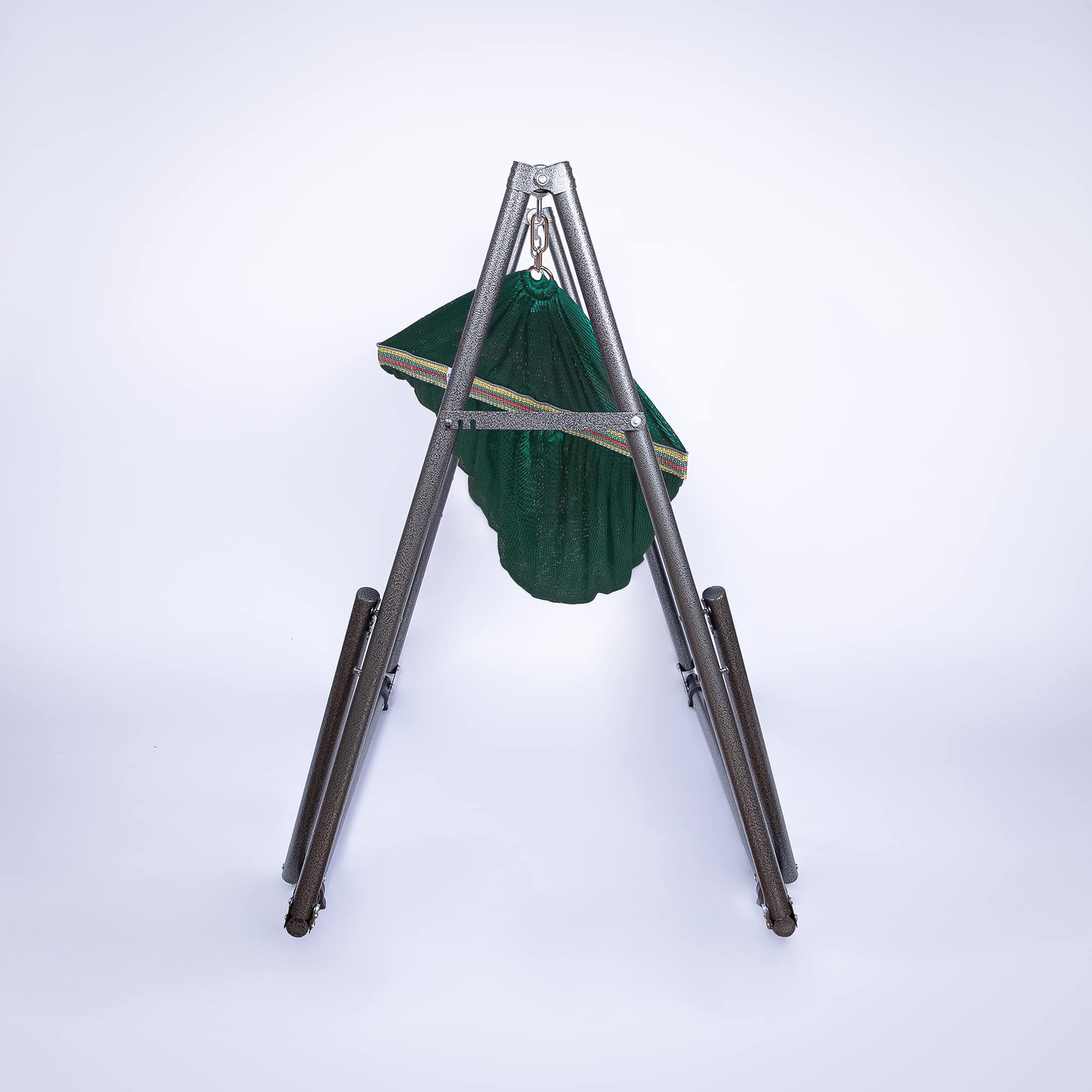 Portable Folding Hammock with Adjustable Steel Stand and Carry Case