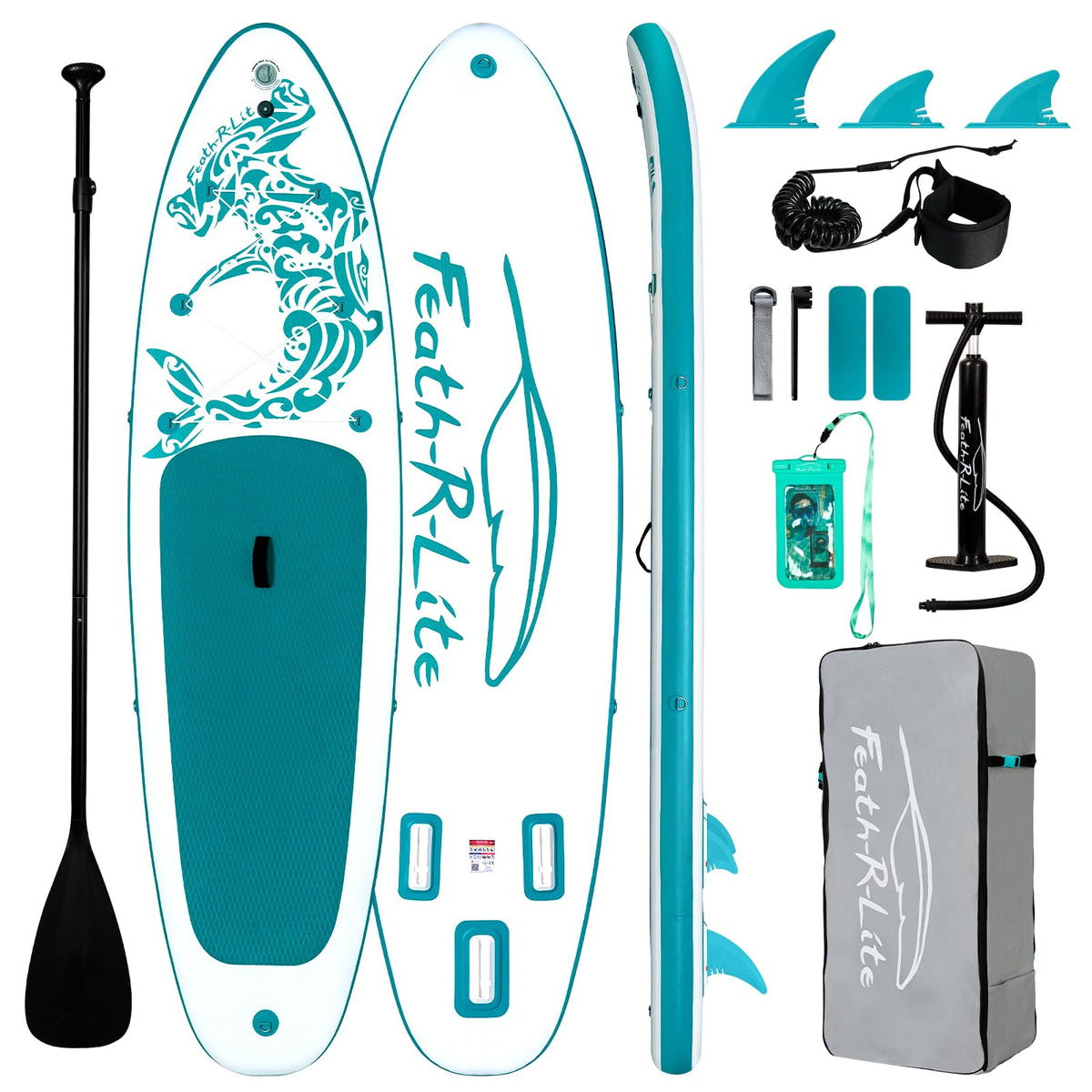 Inflatable Stand Up Paddle Board with Beginner Accessories