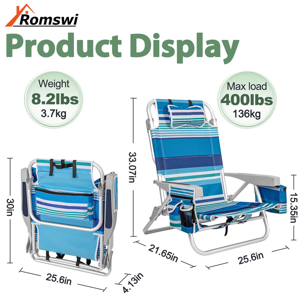 Extra Wide Beach Chair for Adults