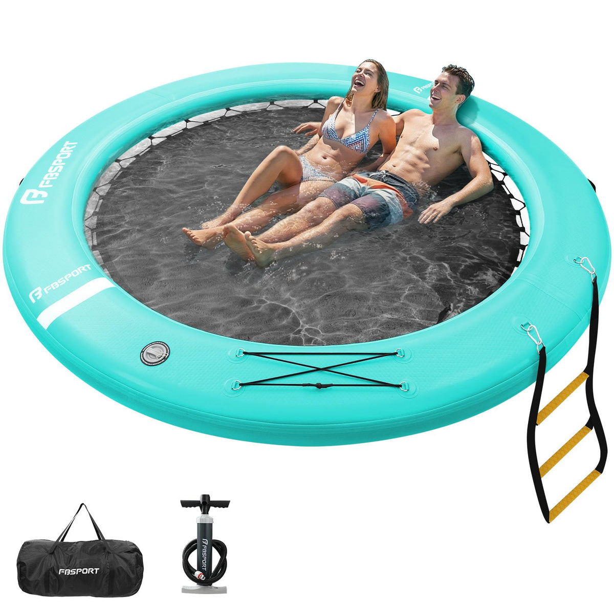 Inflatable Floating Water Hammock and Lake Dock Platform