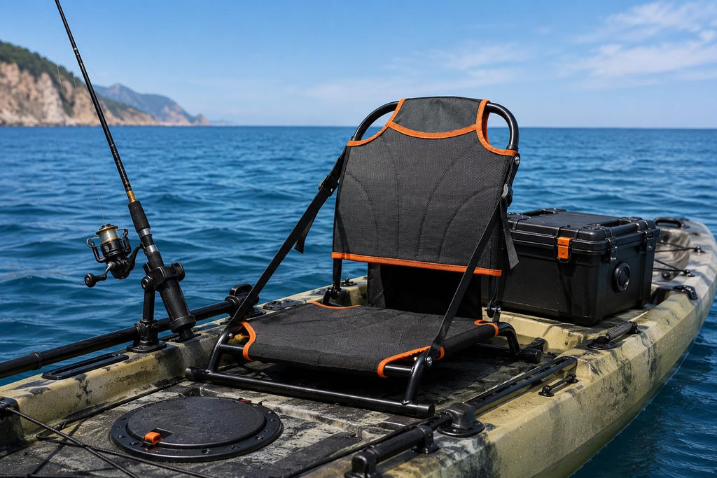 Adjustable Aluminum Kayak Seat with Supportive Backrest