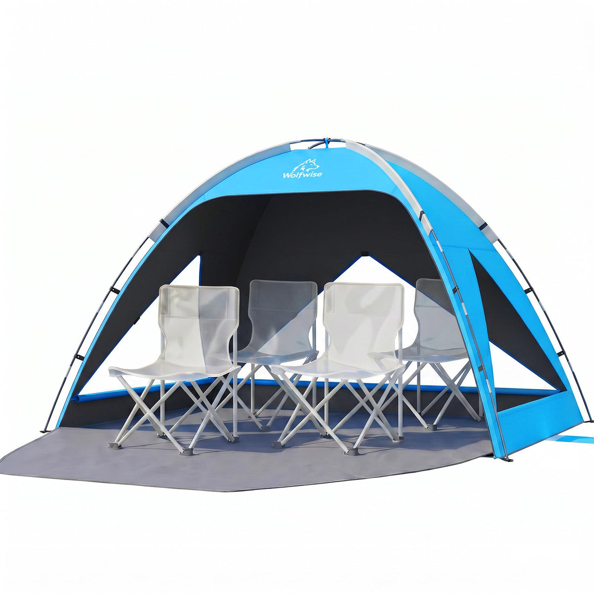 Portable Beach Tent Sun Shelter and Sunshade Cabana