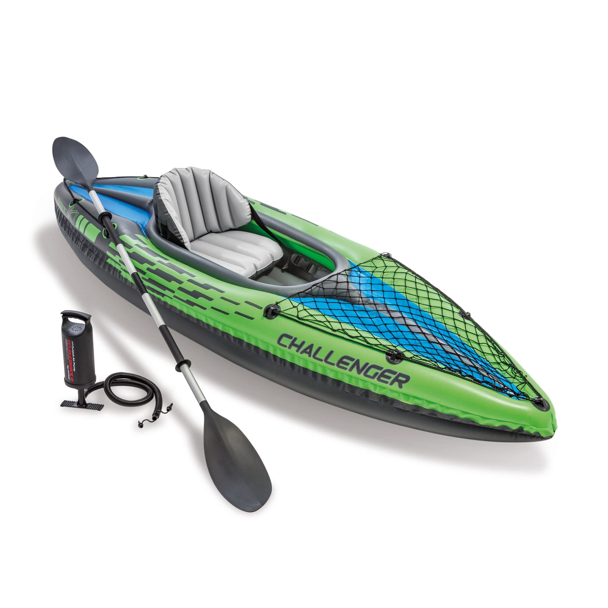 Single Person Inflatable Kayak with Seat Paddle and Pump