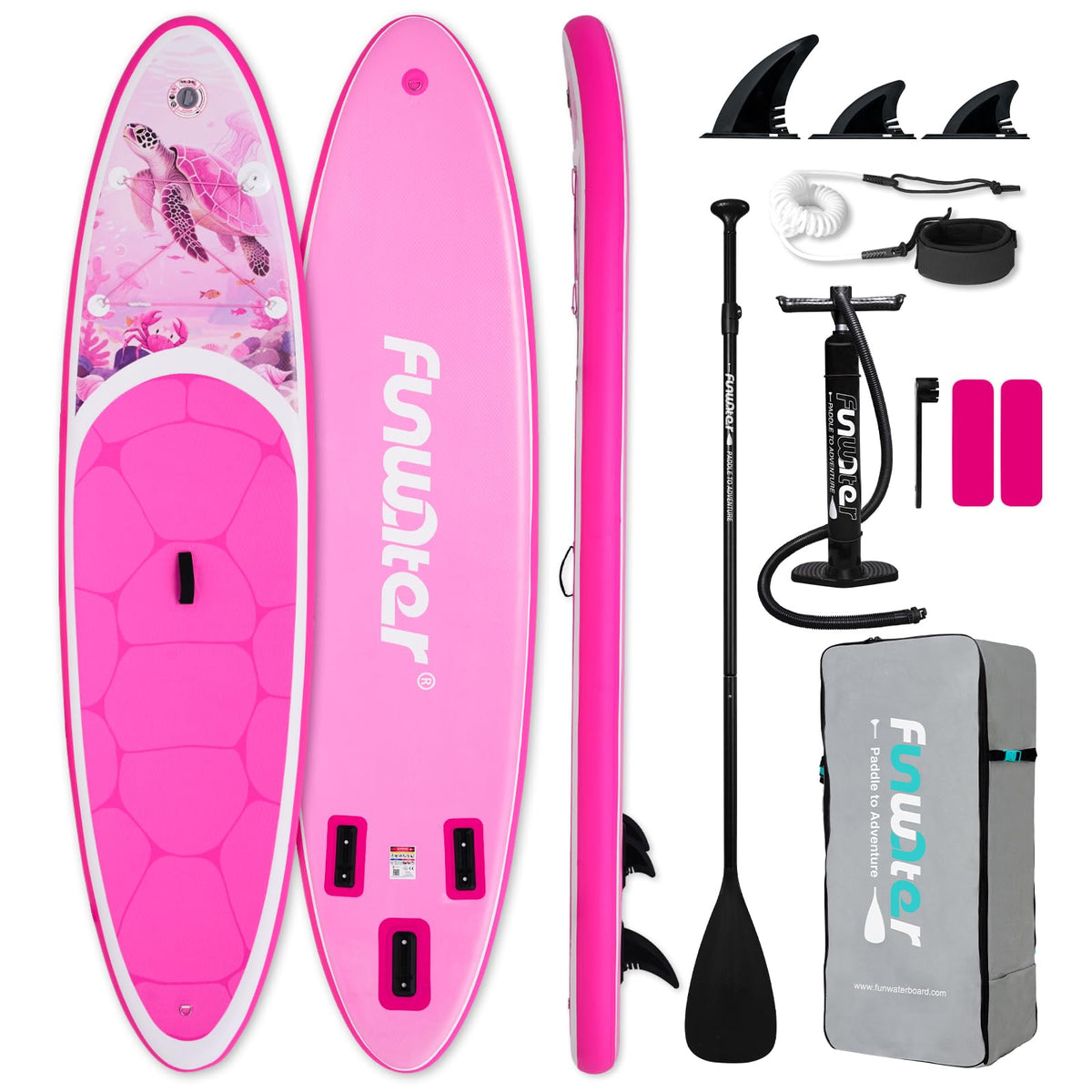 Inflatable Stand Up Paddle Board with Beginner SUP Accessories