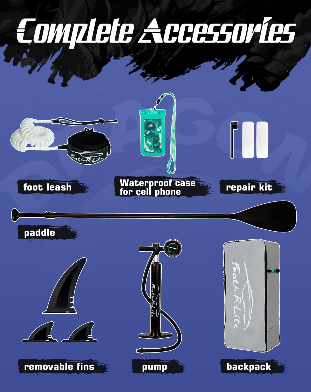 Inflatable Stand Up Paddle Board with Beginner Accessories