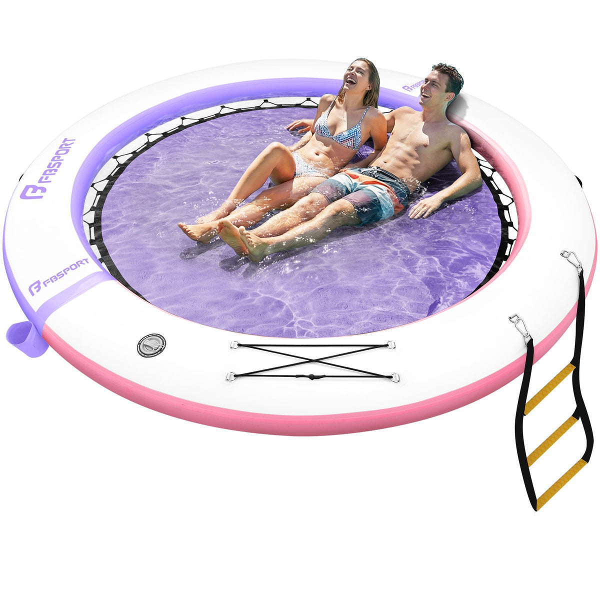 Inflatable Floating Water Hammock and Lake Dock Platform