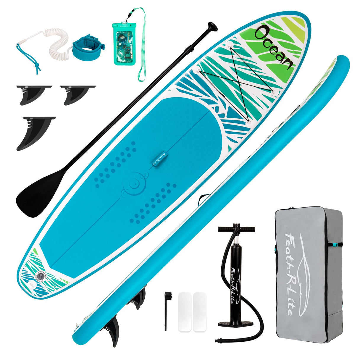 Inflatable Stand Up Paddle Board with Beginner Accessories