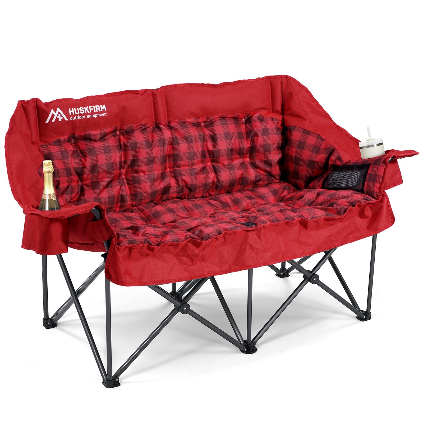 Double Camping Loveseat Chair for Two Adults Heavy Duty