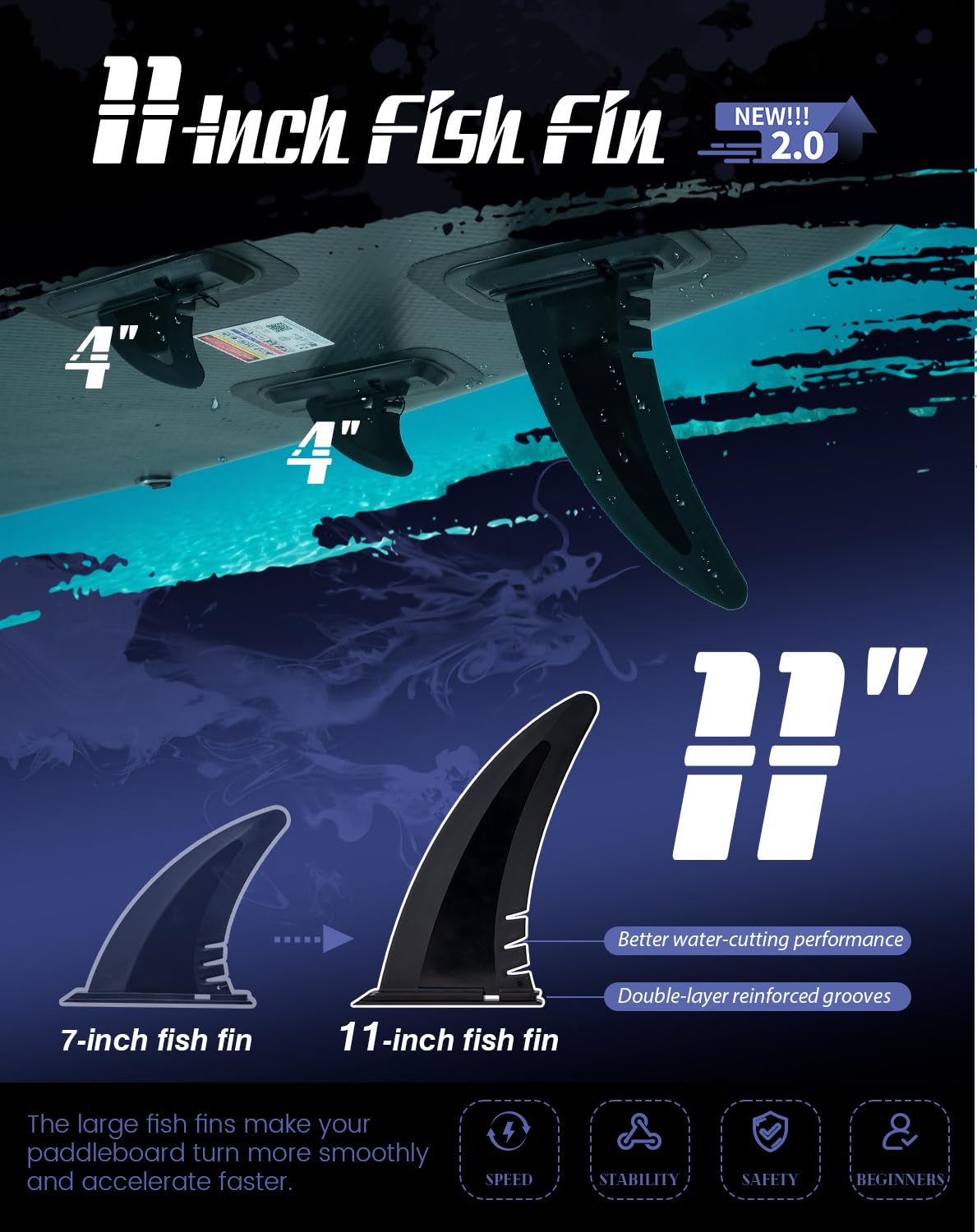 Inflatable Stand Up Paddle Board with Beginner Accessories