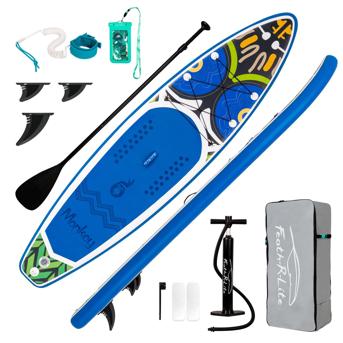 Inflatable Stand Up Paddle Board with Beginner Accessories