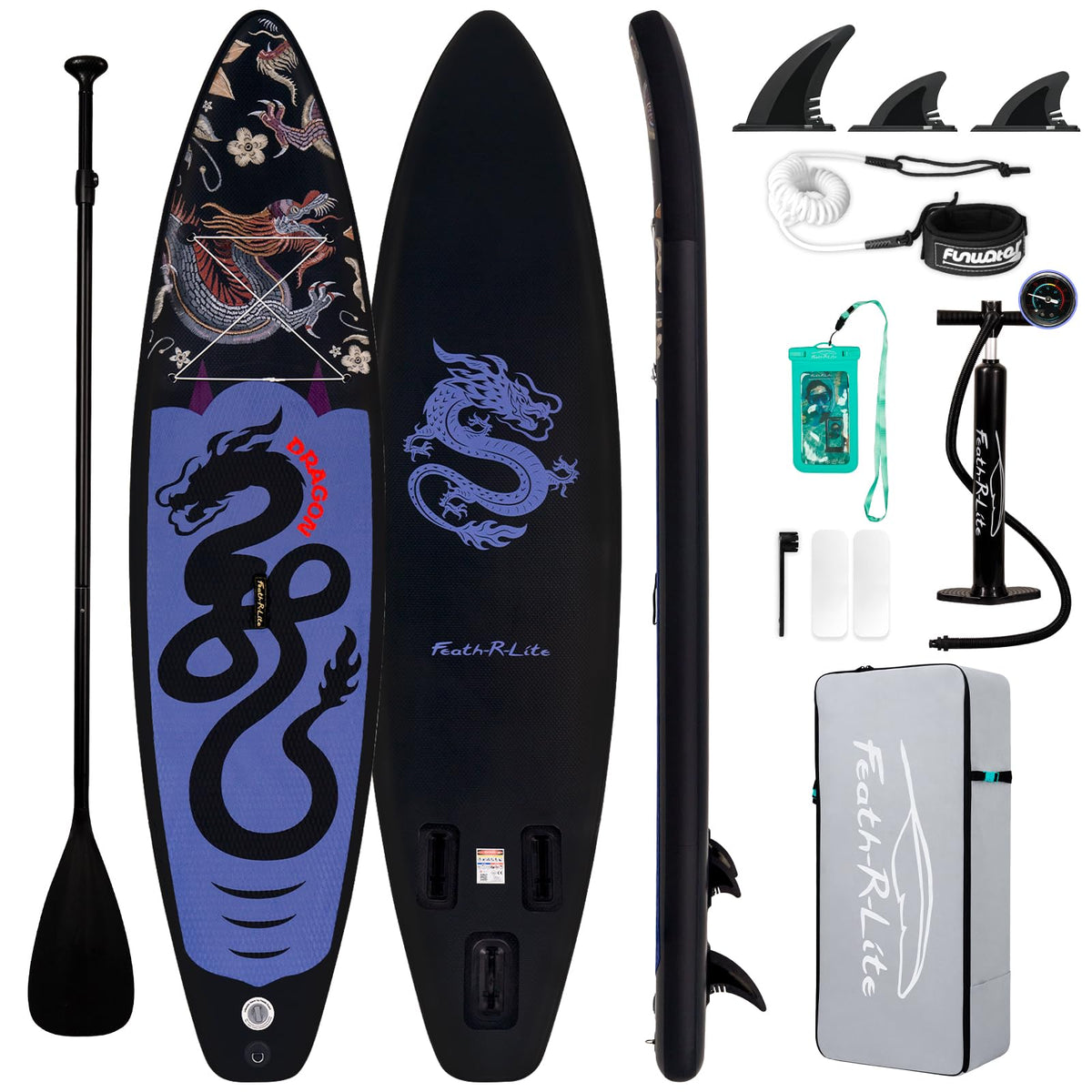 Inflatable Stand Up Paddle Board with Beginner SUP Accessories