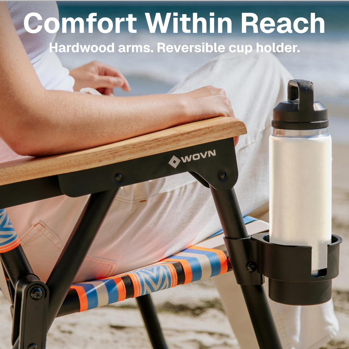 Folding Beach Backpack Chair for Camping and Outdoor Use