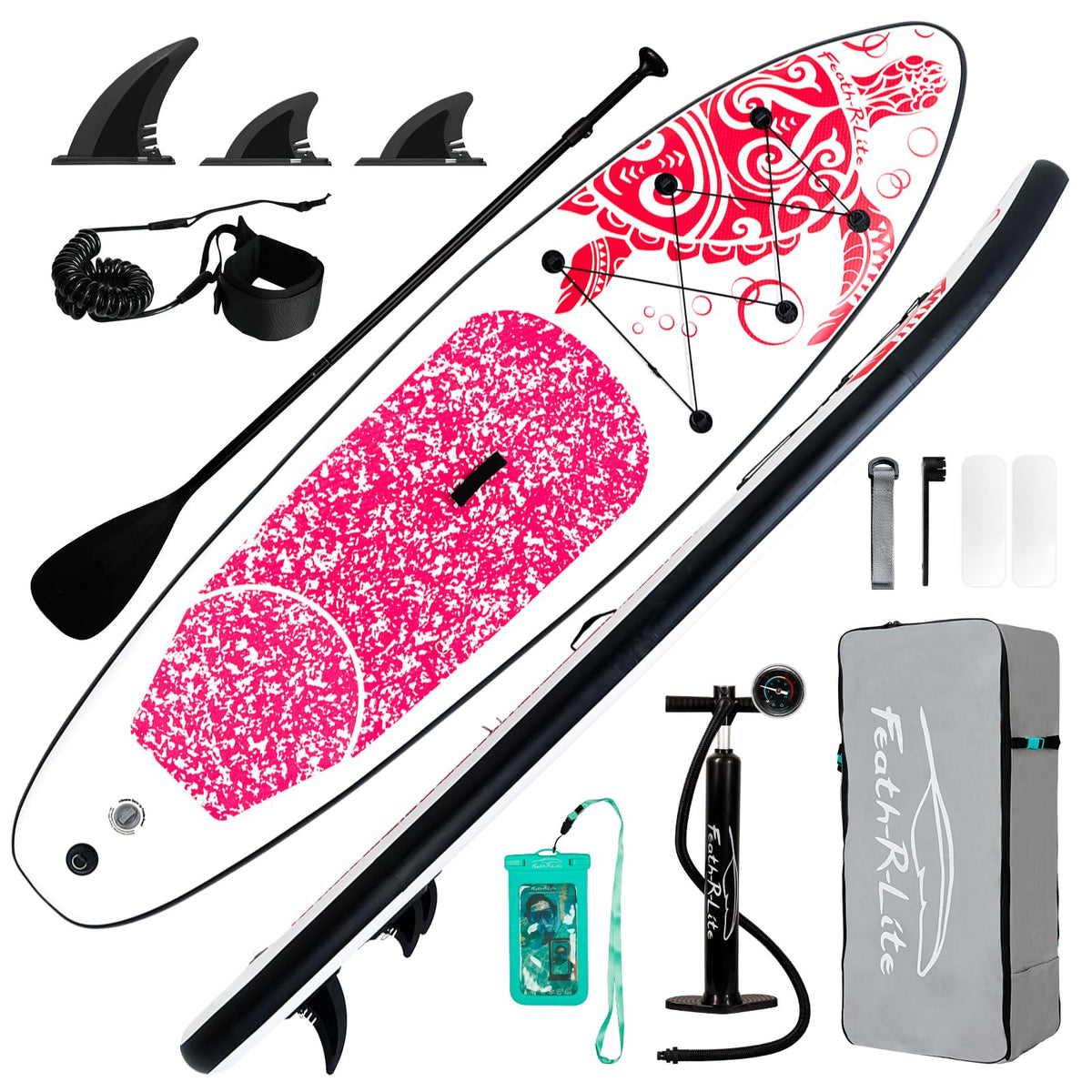 Inflatable Stand Up Paddle Board with Beginner Accessories