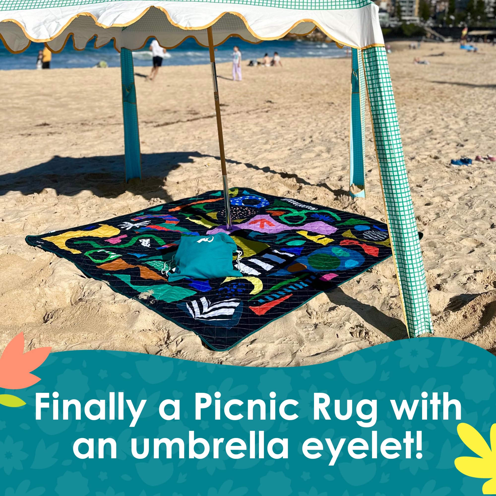 Waterproof Sandproof Picnic Blanket for Beach and Camping