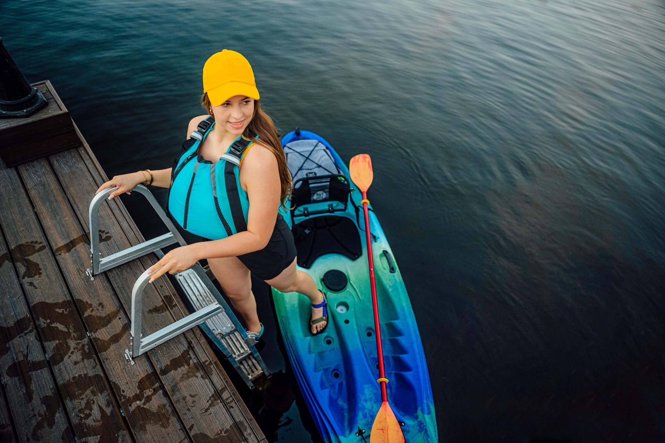 Sit On Top Recreational Kayak with Stable Lightweight Design