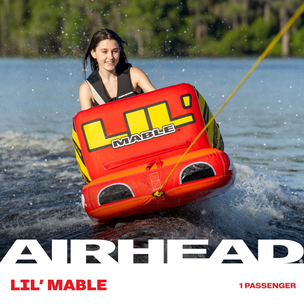 1 to 4 Person Inflatable Towable Tube for Boating