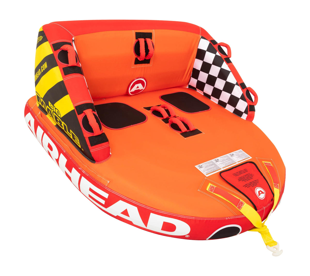1 to 4 Person Inflatable Towable Tube for Boating