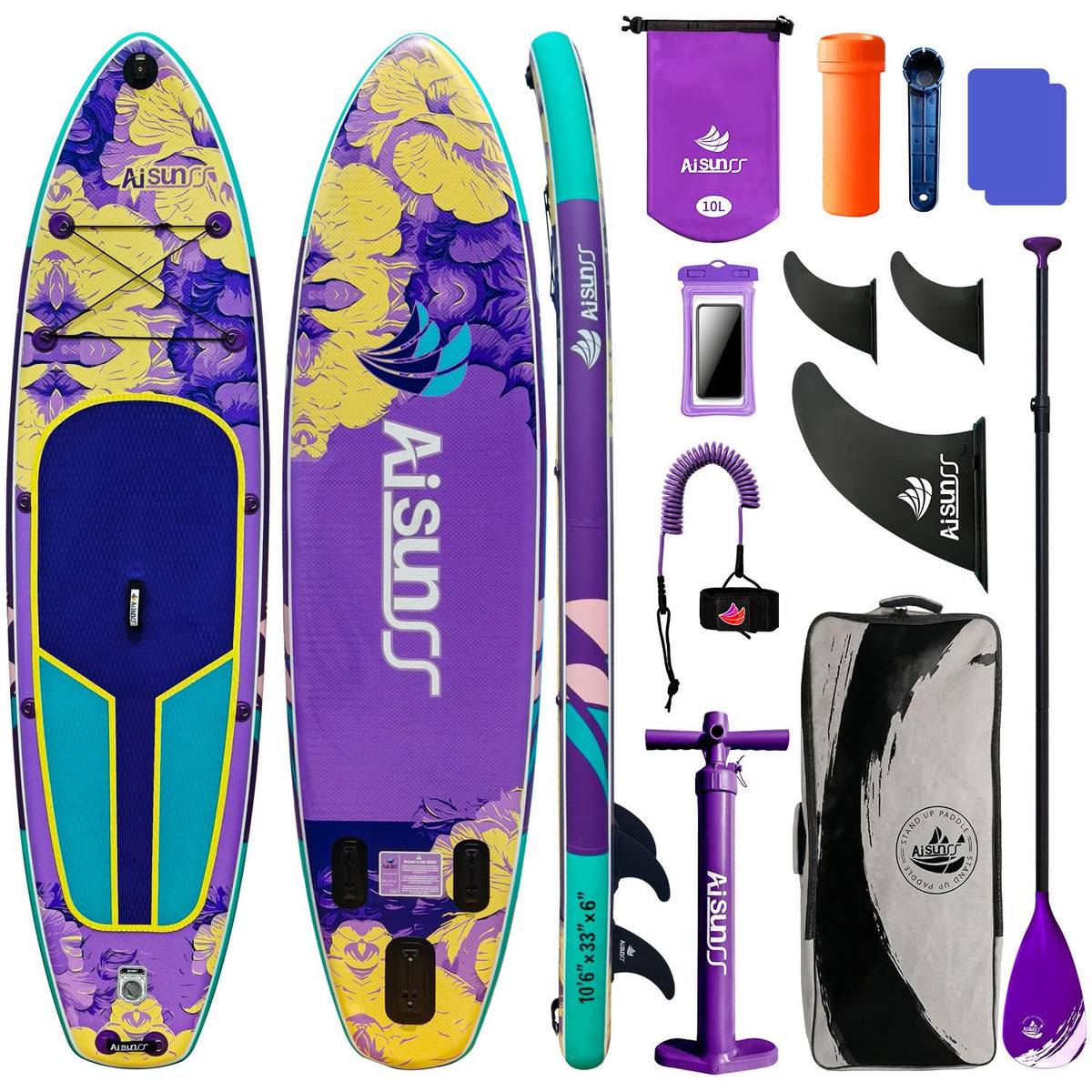 Inflatable Stand Up Paddle Board with SUP Accessories