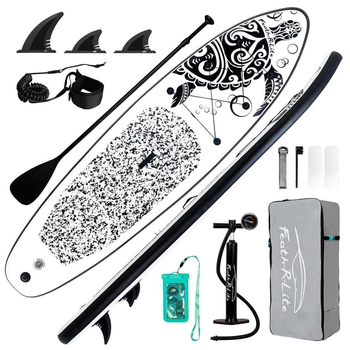 Inflatable Stand Up Paddle Board with Beginner Accessories
