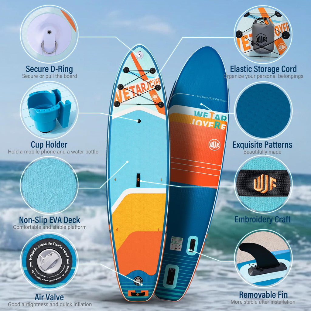 Extra Wide Inflatable Stand Up Paddle Board with Accessories