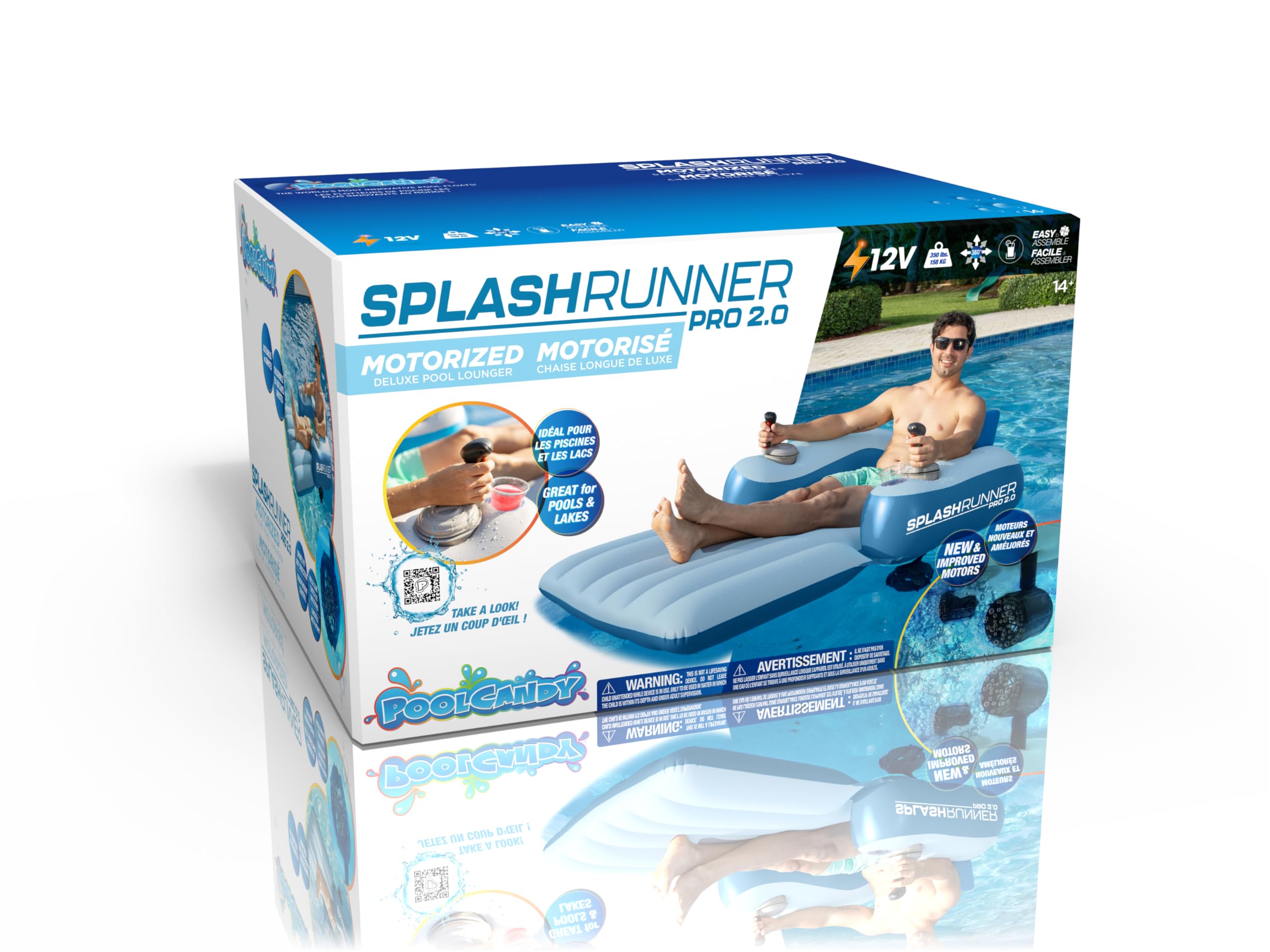 Motorized Pool Float for Adults with Powered Propulsion