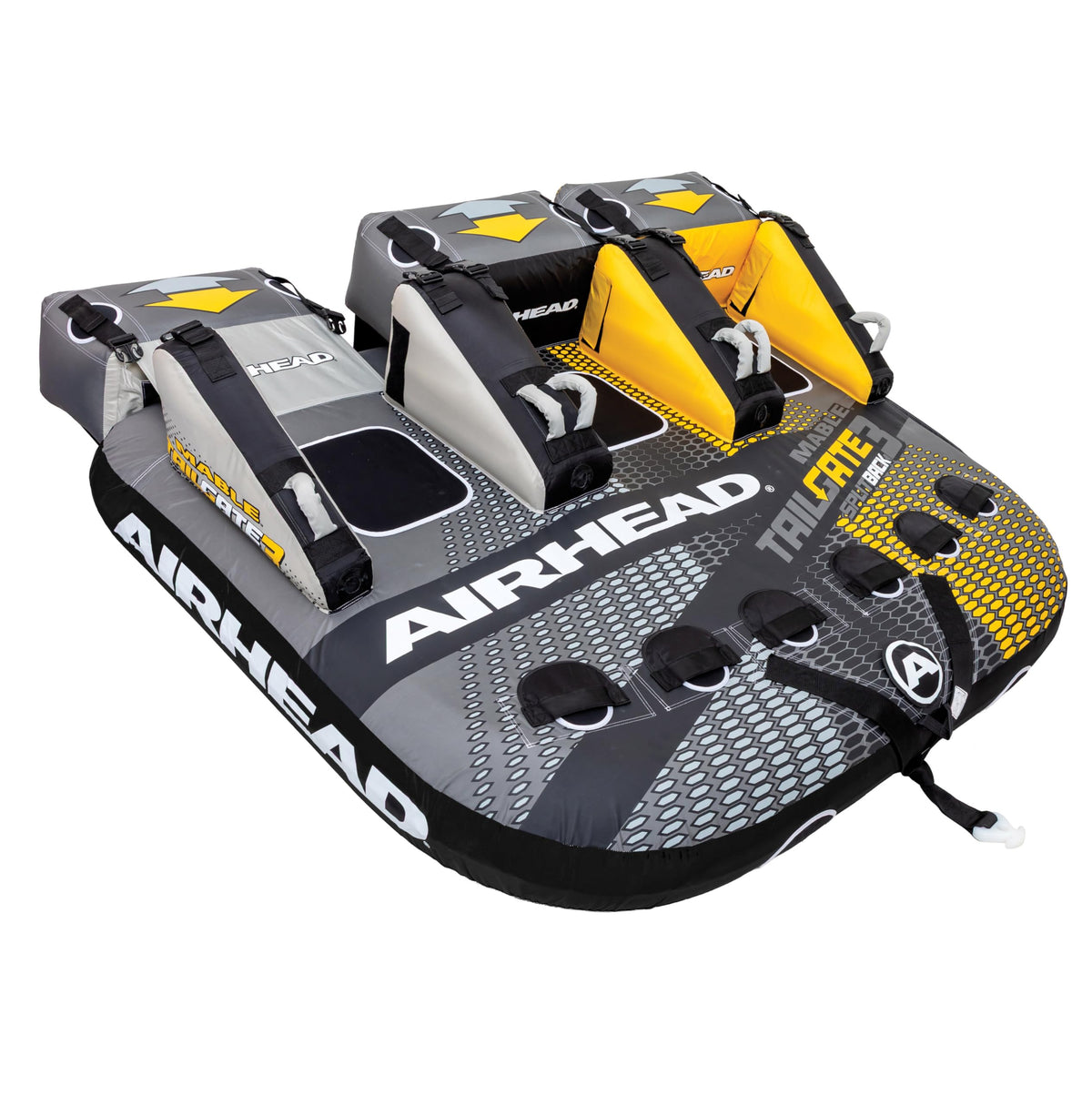1 to 4 Person Inflatable Towable Tube for Boating