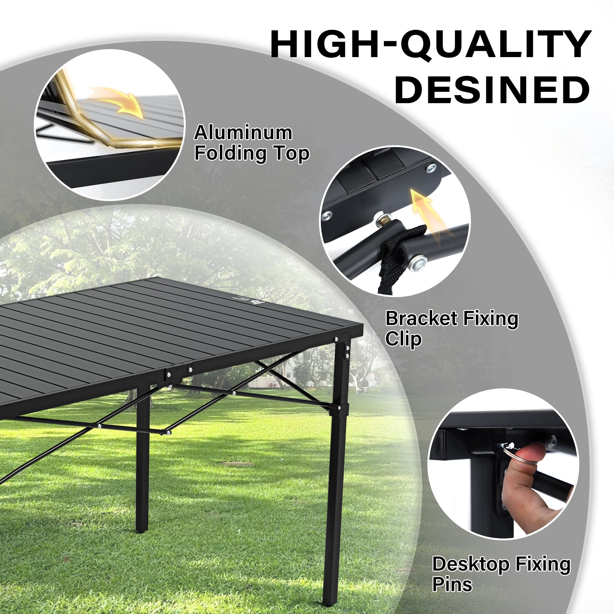 Portable Folding Camping Table for Outdoor Use