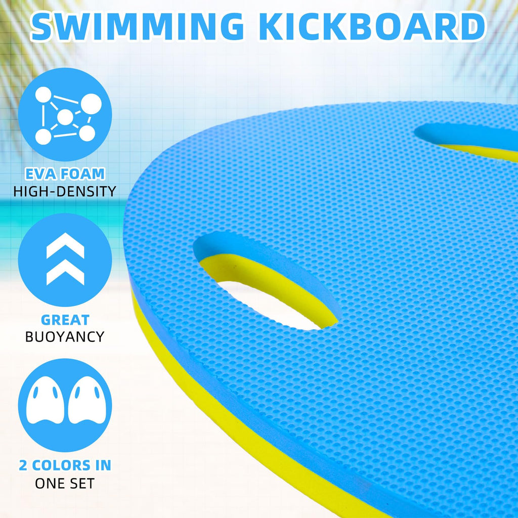 Swim Training Kit with Kickboard Paddles and Pull Buoy