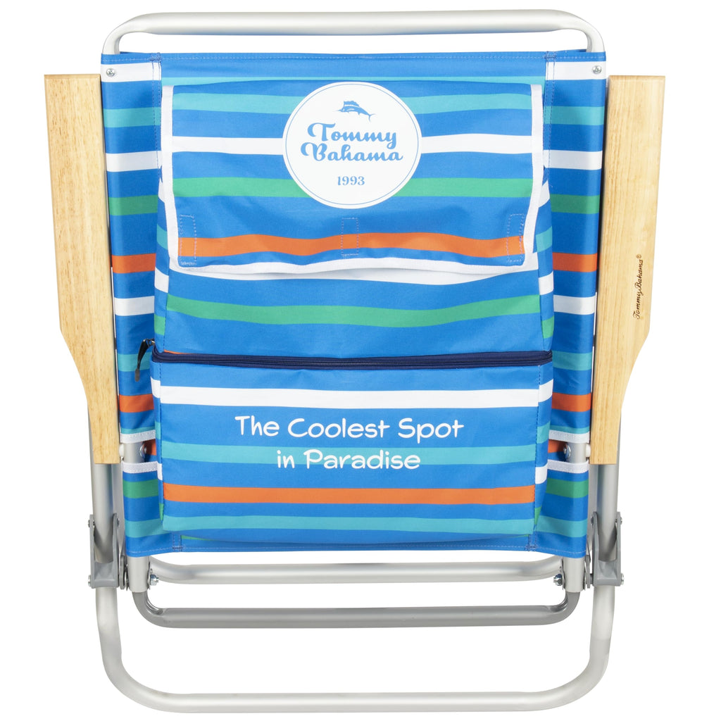 Extended Height Folding Backpack Beach Chair with 4 Positions