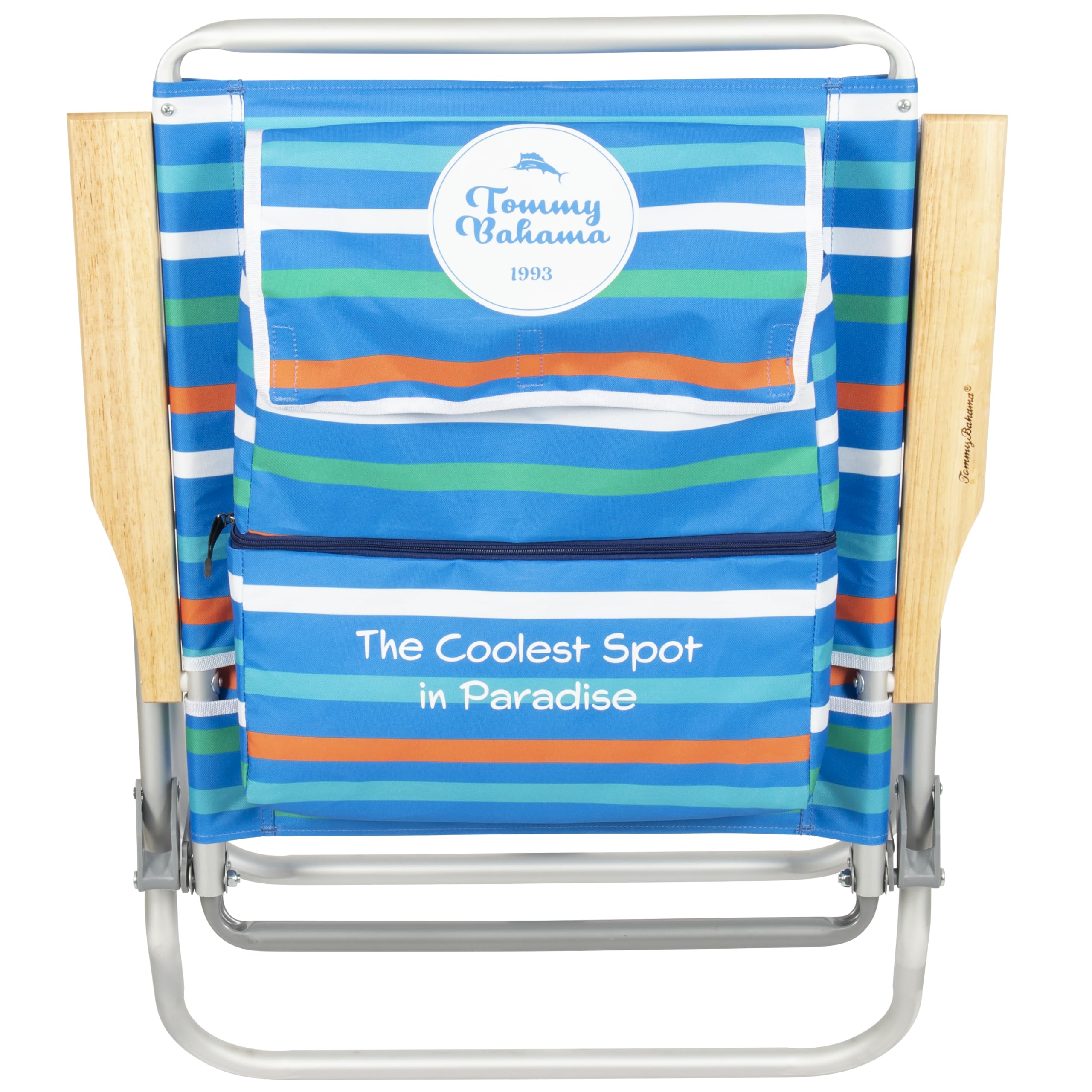Extended Height Folding Backpack Beach Chair with 4 Positions