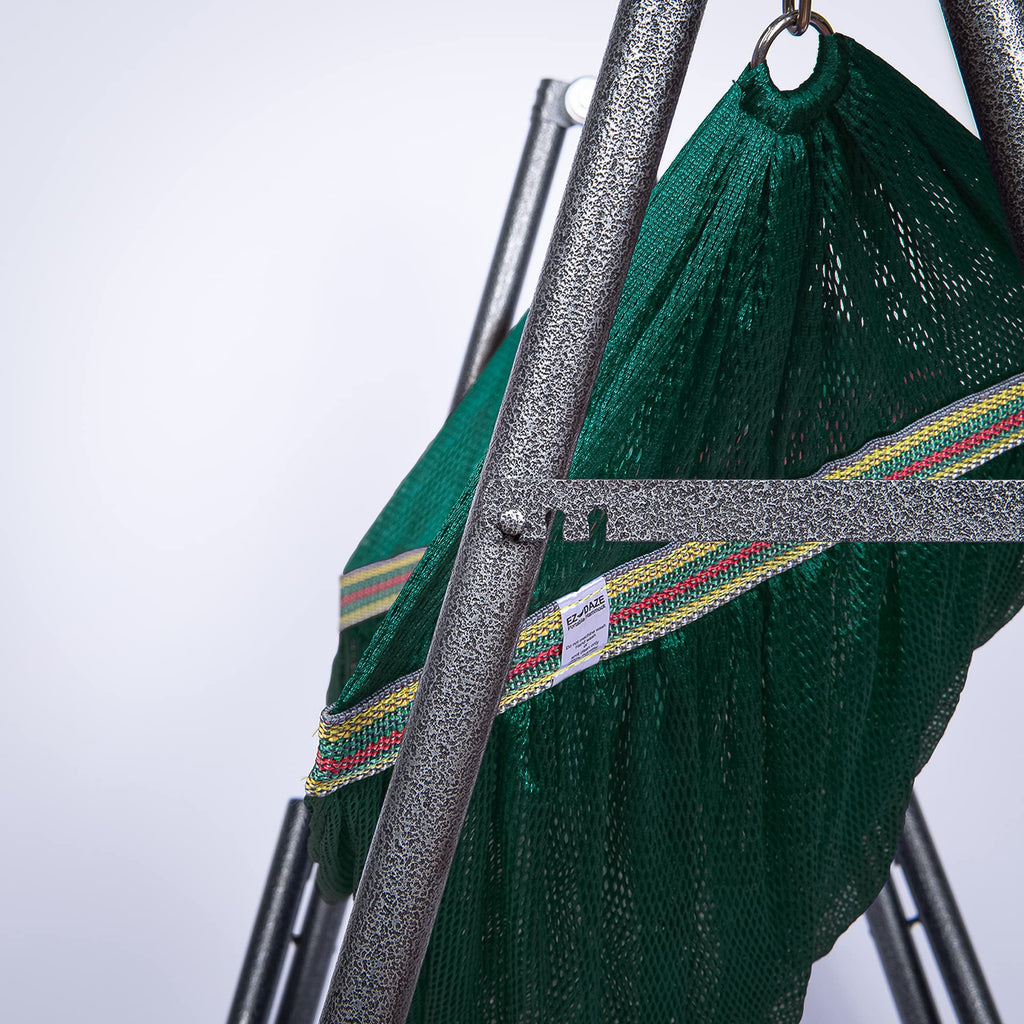 Portable Folding Hammock with Adjustable Steel Stand and Carry Case