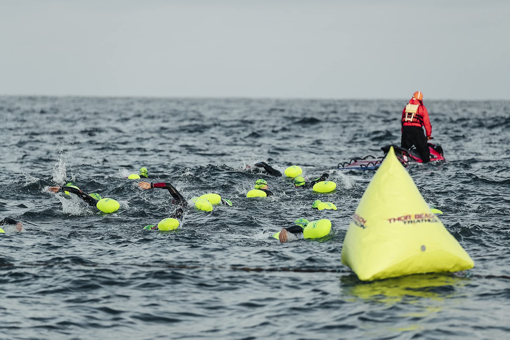 Open Water Safety Swim Buoy Tow Float for Swimmers and Triathletes