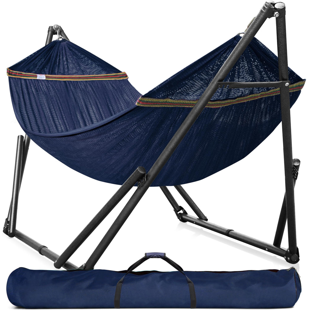 Portable Outdoor Hammock with Stand for Relaxing