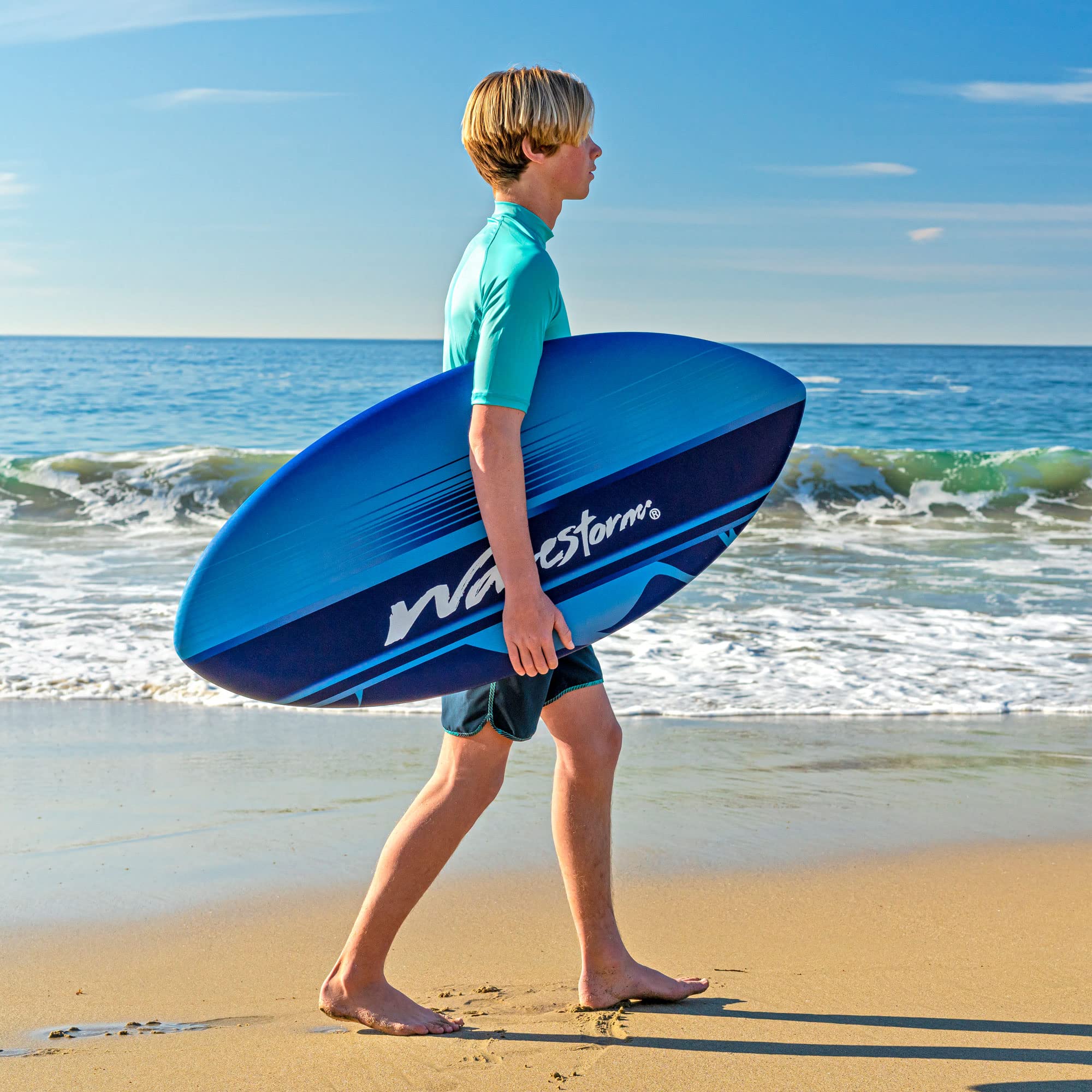 48 Inch Foam Skimboard for Beginners Surfing and Bodyboarding