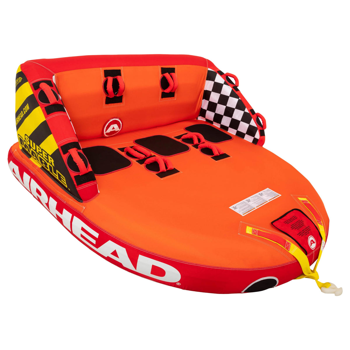 1 to 4 Person Inflatable Towable Tube for Boating