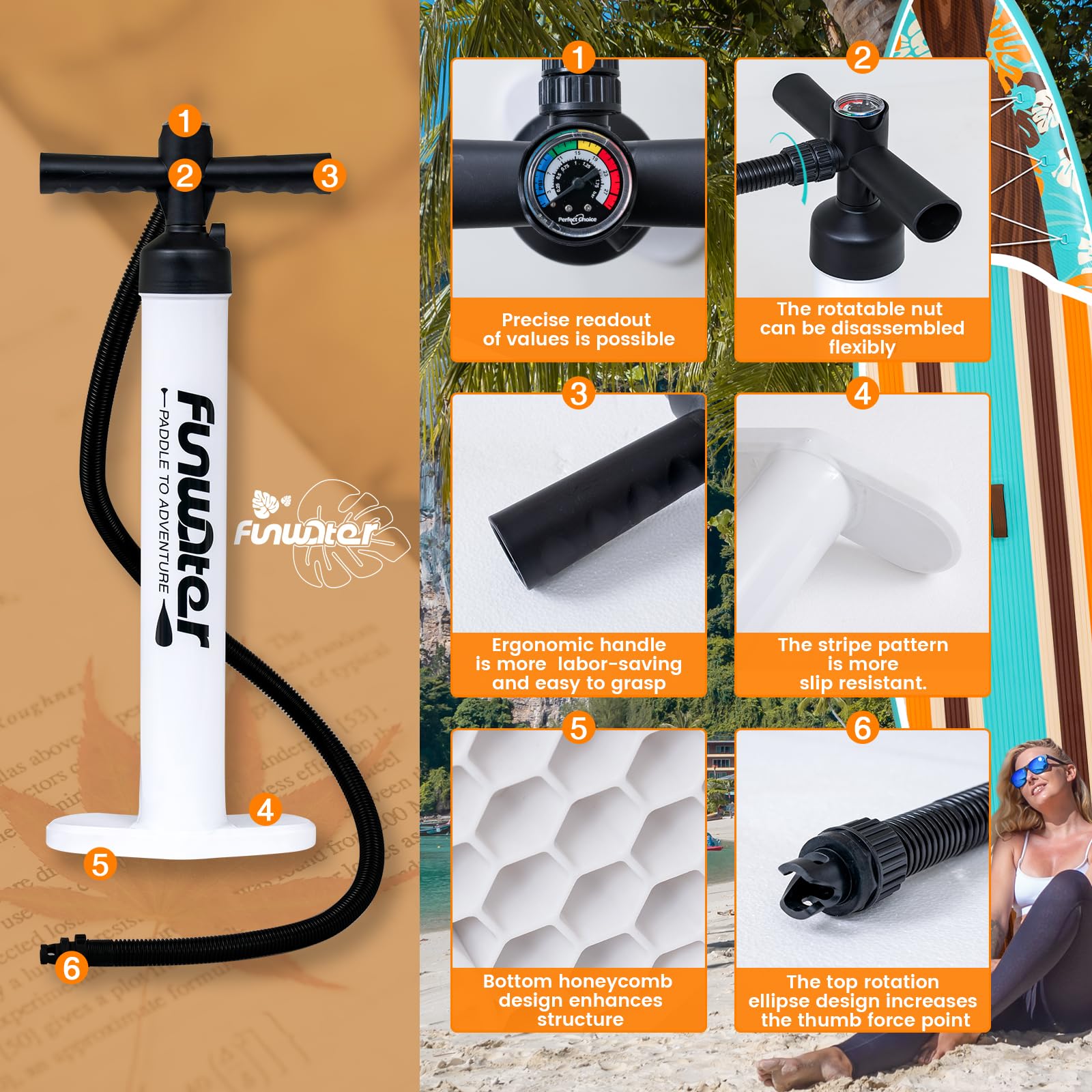 Inflatable Stand Up Paddle Board with Beginner SUP Accessories
