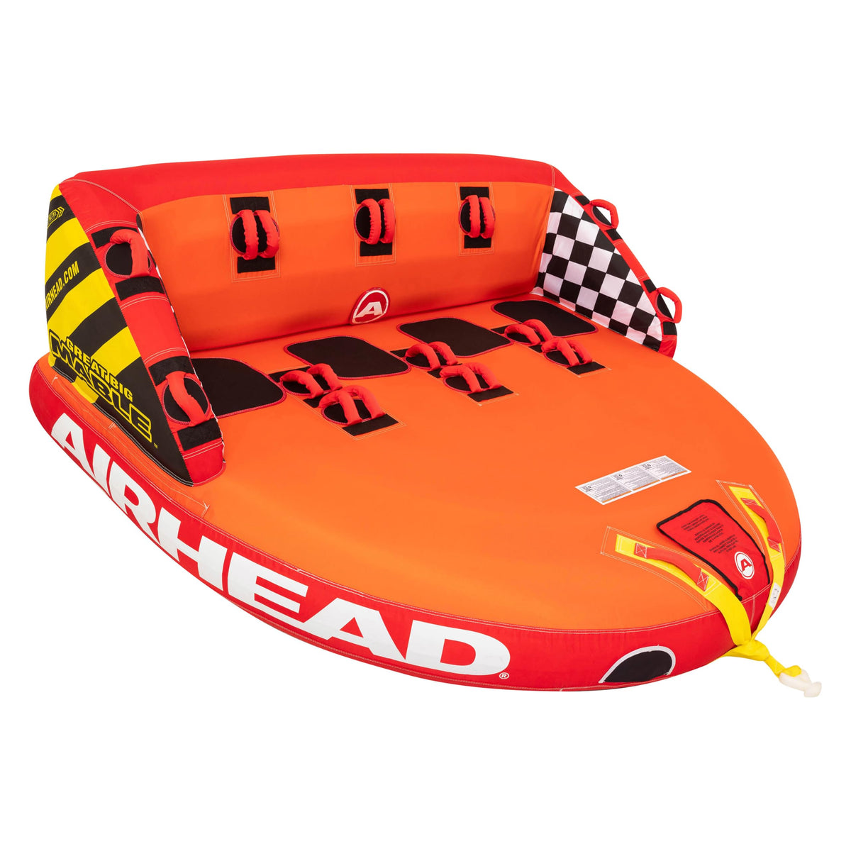 1 to 4 Person Inflatable Towable Tube for Boating