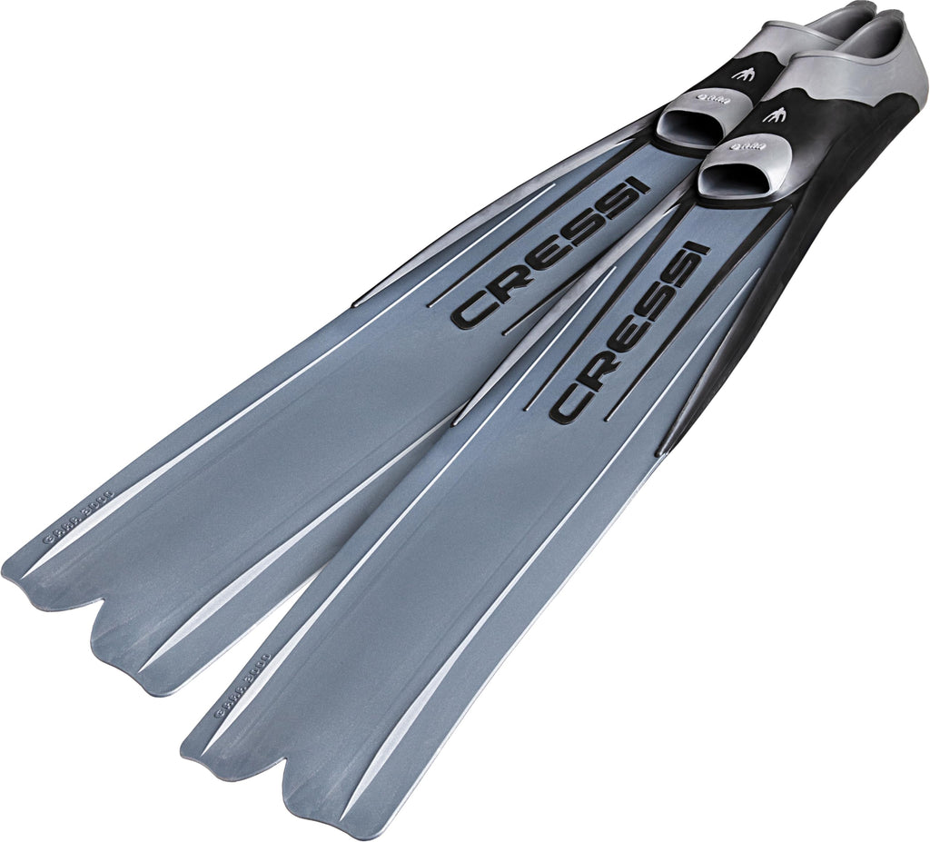 Long Blade Freediving Fins with Soft Powerful Performance