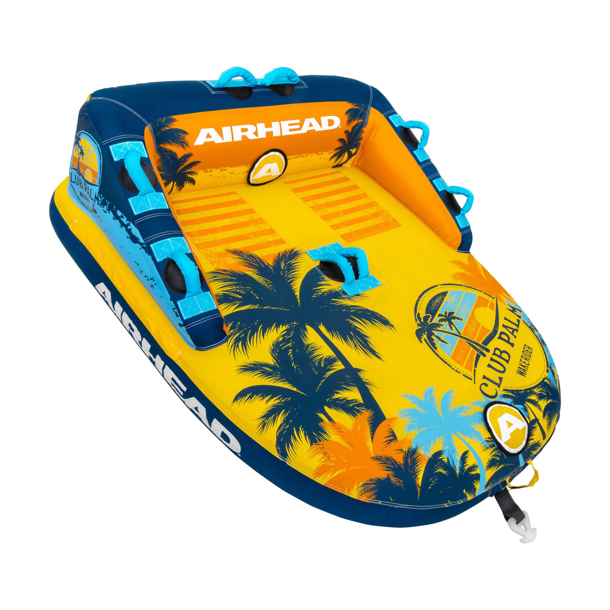 1 to 4 Person Inflatable Towable Tube for Boating