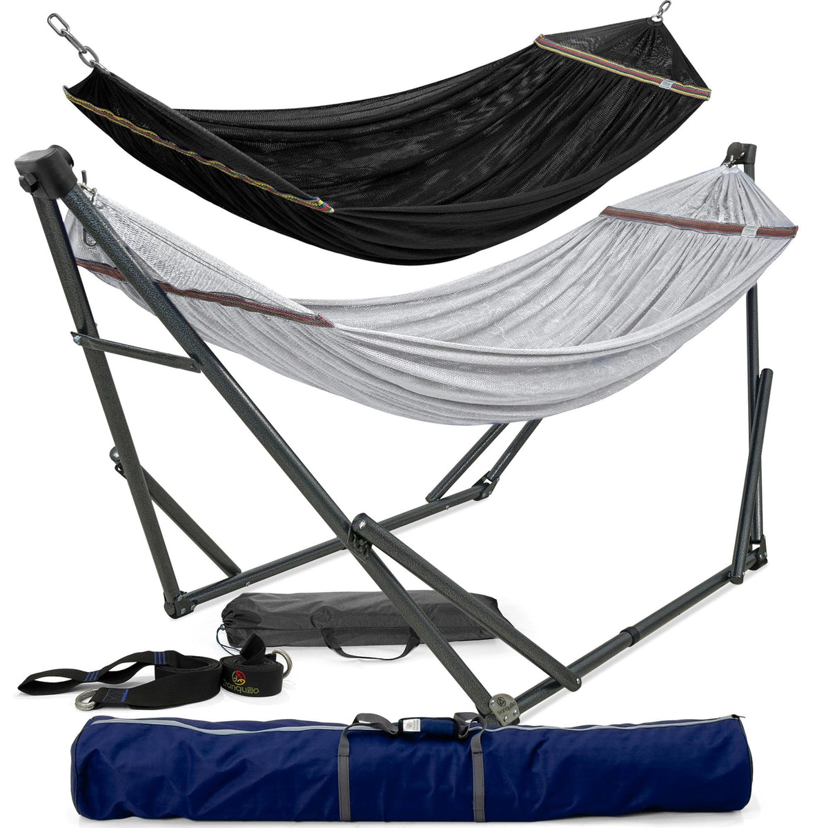 Portable Outdoor Hammock with Stand for Relaxing