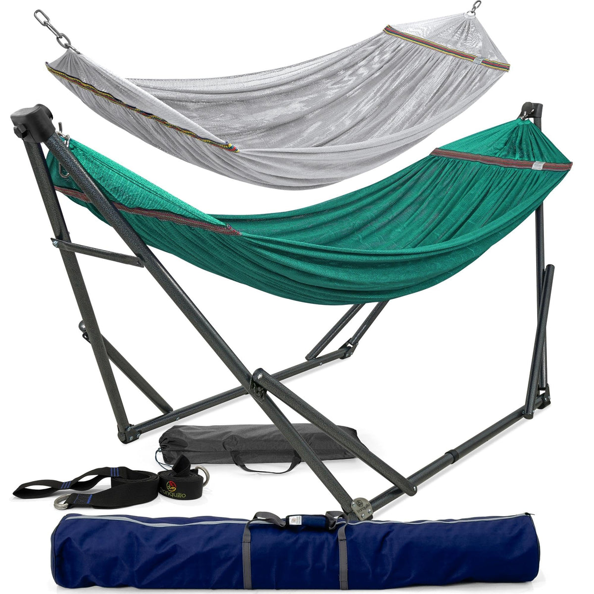 Portable Outdoor Hammock with Stand for Relaxing